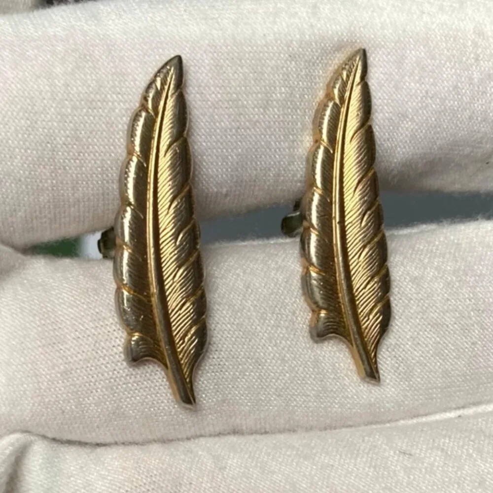 Vintage Mens Cufflinks Tie Clips Lot Gold Silver Tone Mixed Designs Mid Century